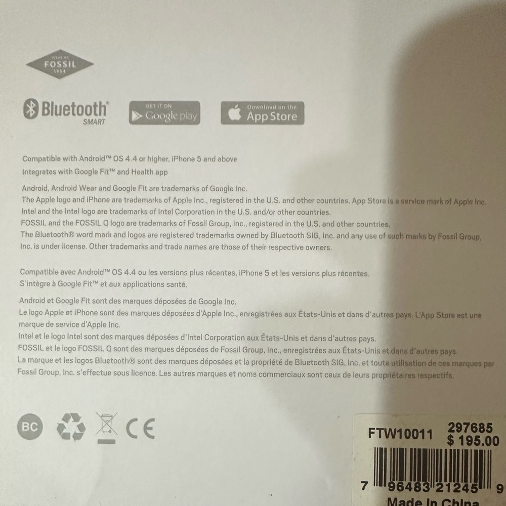 Men Fossil Smart watch - Picture 5 of 7